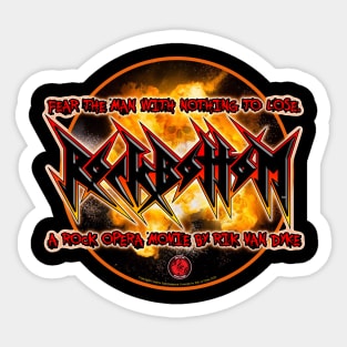 ROCK BOTTOM EXPLOSIVE TEE Sticker